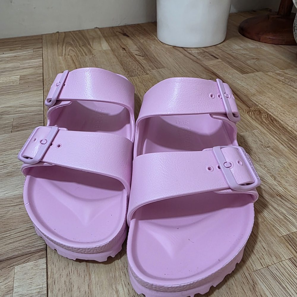Birkenstock Kids Arizona EVA Sandals in Light Pink - Picture 3 of 8